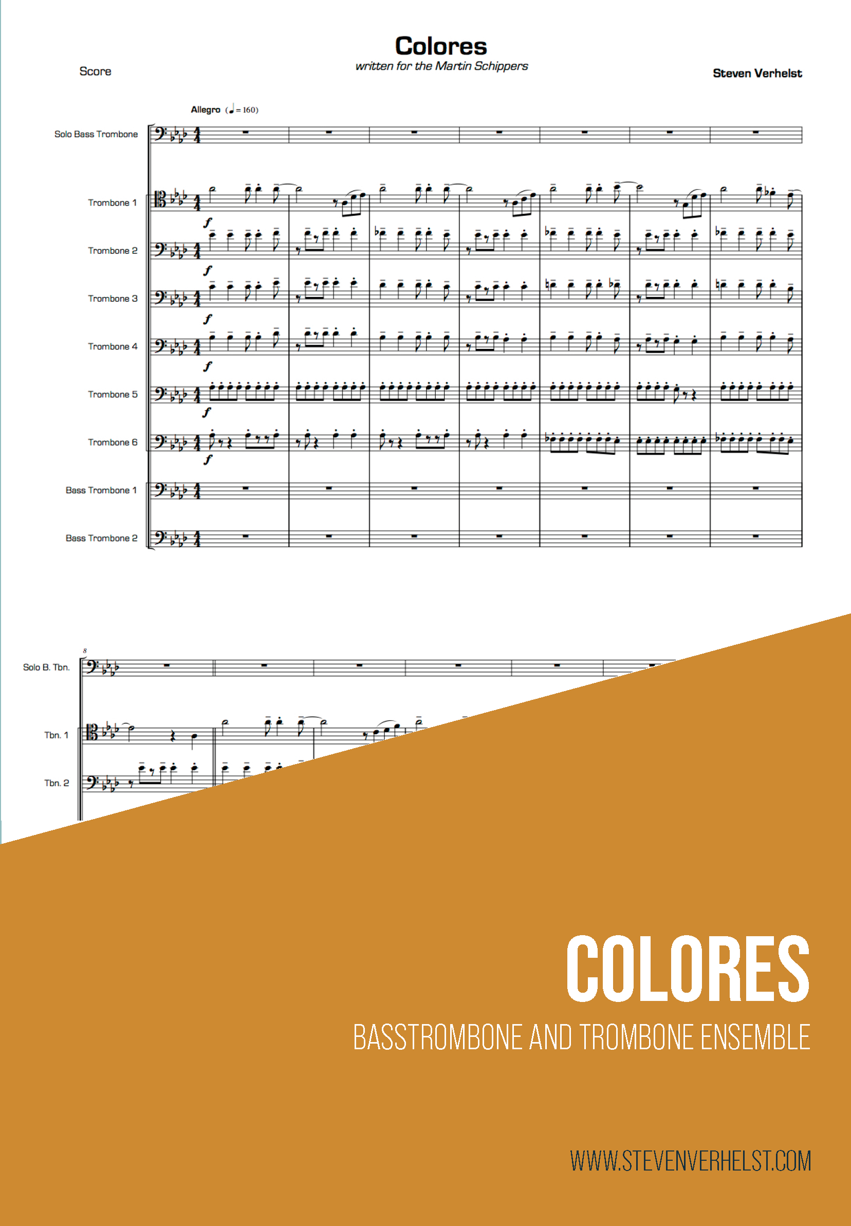 Colores – Basstrombone & Trombone Ensemble – Steven Verhelst
